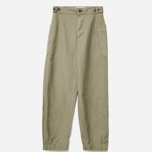 Everlane Pants - Everlane Utility Barrel Pant sz 2 in bay color still on site amazing cut